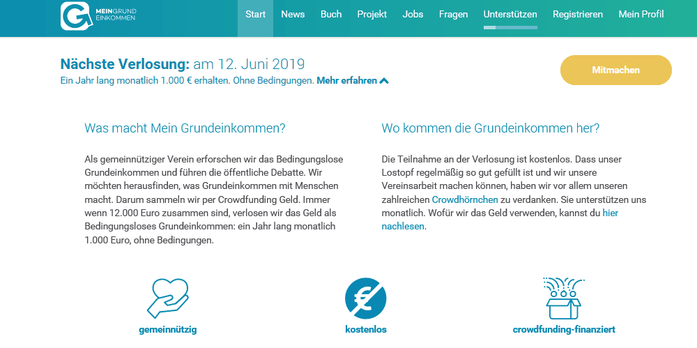 Mein Grundeinkommen Info