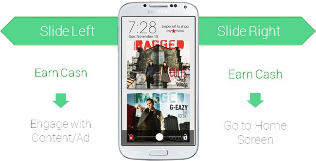 Slide left/right